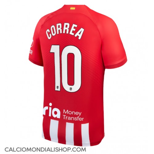 Maglie da calcio Atletico Madrid Angel Correa #10 Prima Maglia 2023-24 Manica Corta